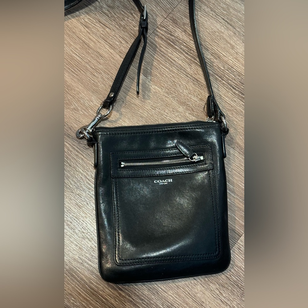 Coach Legacy Zip Top Leather Crossbody